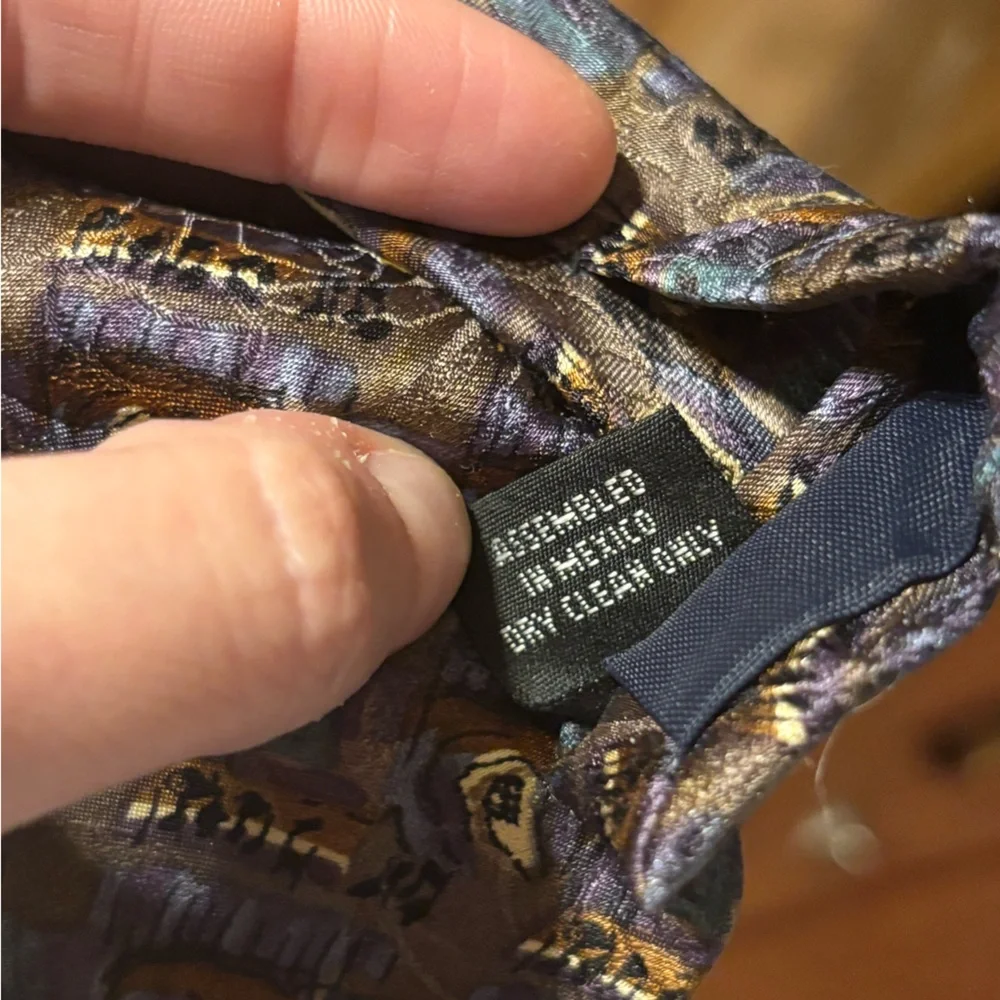 GRATEFUL DEAD Jerry Garcia Tie TRENDY 100% silk muted tone **2 for 20** epic